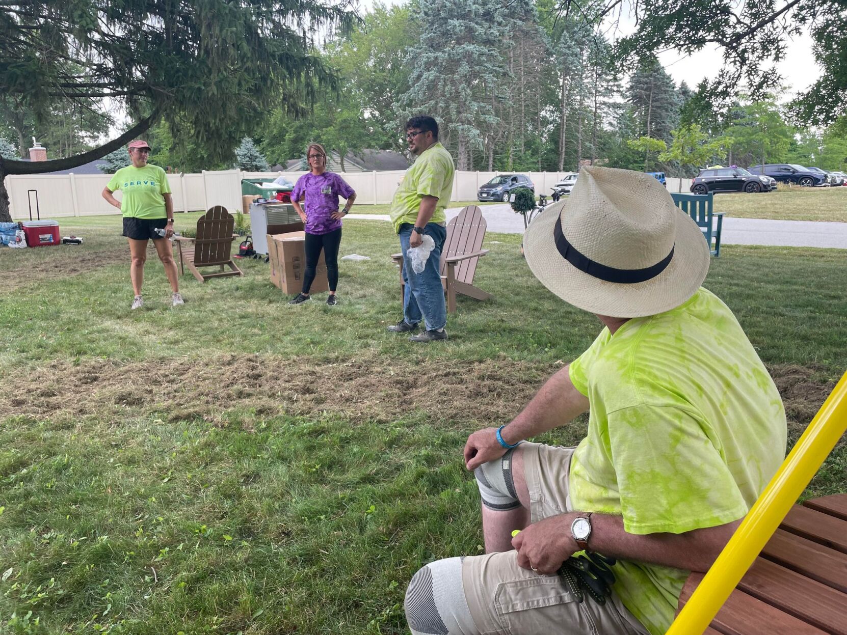 Caring Place's new meditation garden blossoms overnight for troubled clients